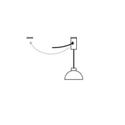 Hang Around Nero - Norlee - Acquista Qui -Vendite lampada a muro Hang around streg1