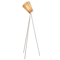 Northern Lampade Oslo Wood Piantana Acciaio/Beige - Northern - Acquista Qui